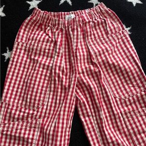 Urban Outfitters Red Gingham Pants